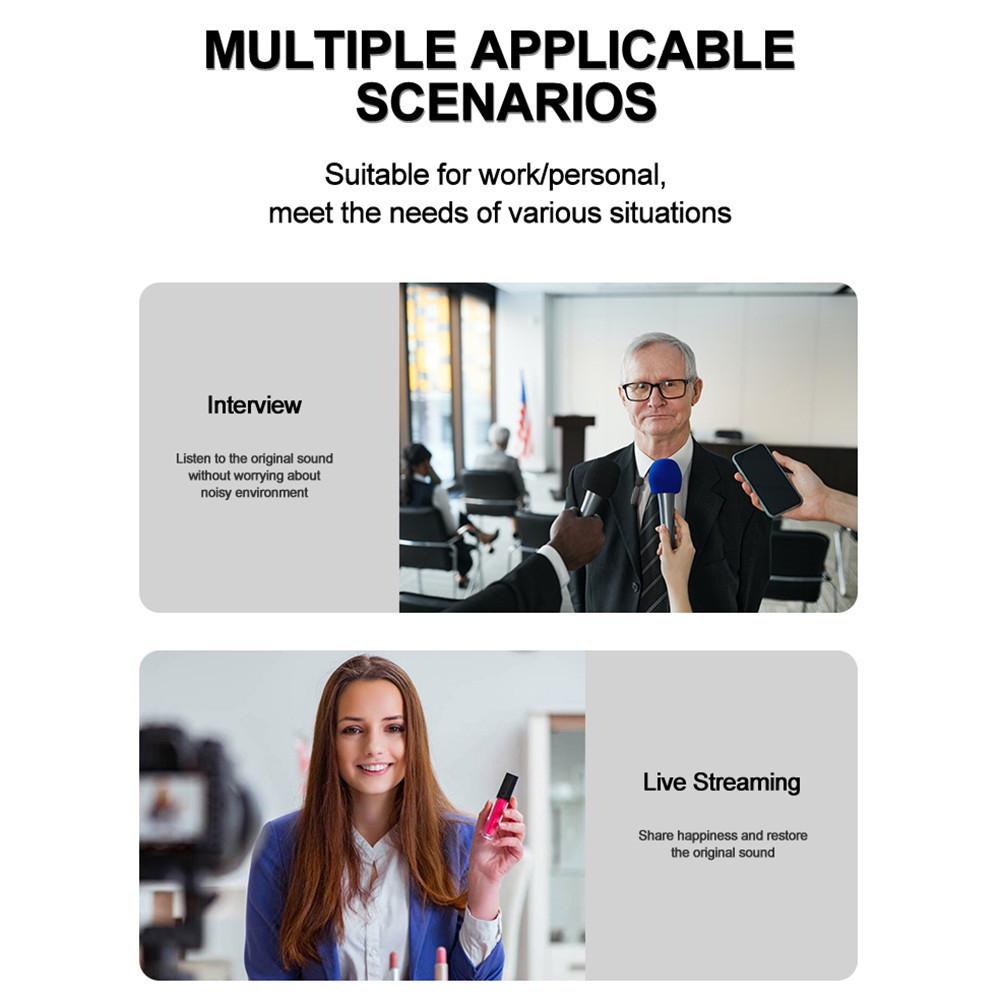 Portable Wireless Lavalier Microphone for Audio & Video Recording – Mini K1