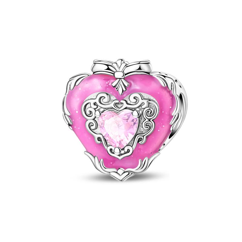 Copper Metal Bear Rabbit Koala Rainbow Horse Flamingo Princess Charm Bead Components Bead Components Compatible With Pan Authentic Original Bracelets
