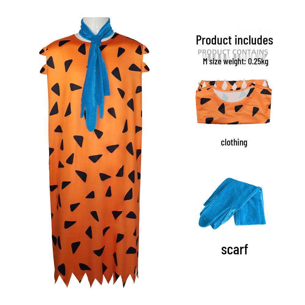 Взрослый костюм Флинстоунов для косплея на Хэллоуин XL