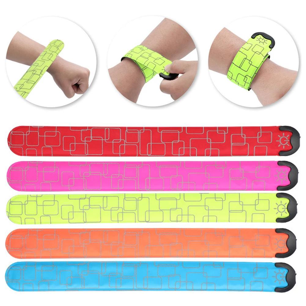 LED Wrist Band High Brightness Decorative Rechargeable LED Slap Glowing Night Running Armband Bracelet for Outdoor Wristband