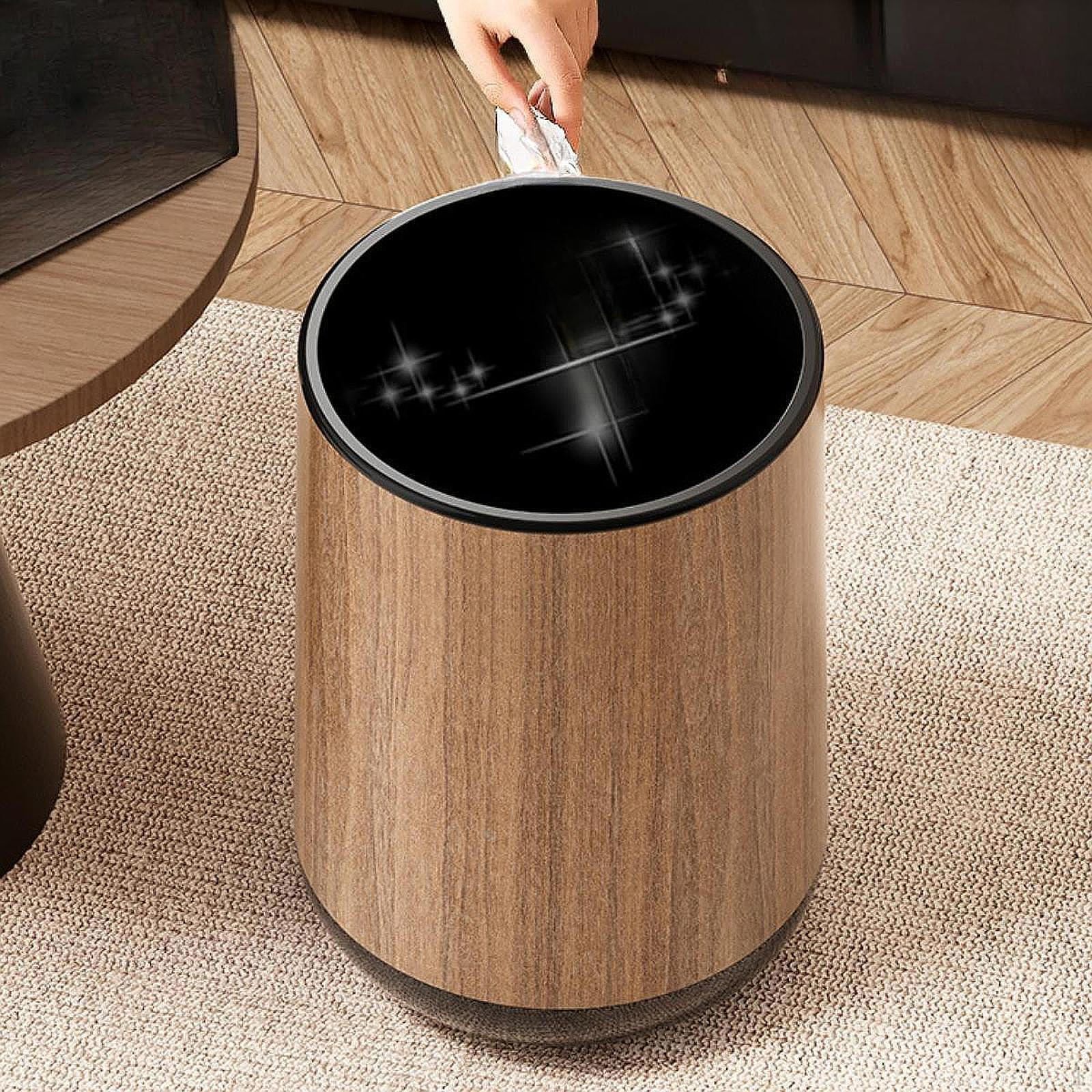 

15л мусорное ведро мусорная корзина мусорное ведро для кухни общежития детская комната Without Lid