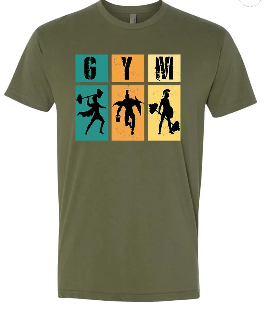 Funny Spartan Warrior Gym Icon Fitness Training TShirt 100 Cotton ONeck Summer Short Sleeve Casual Mens Tshirt Size S3XL