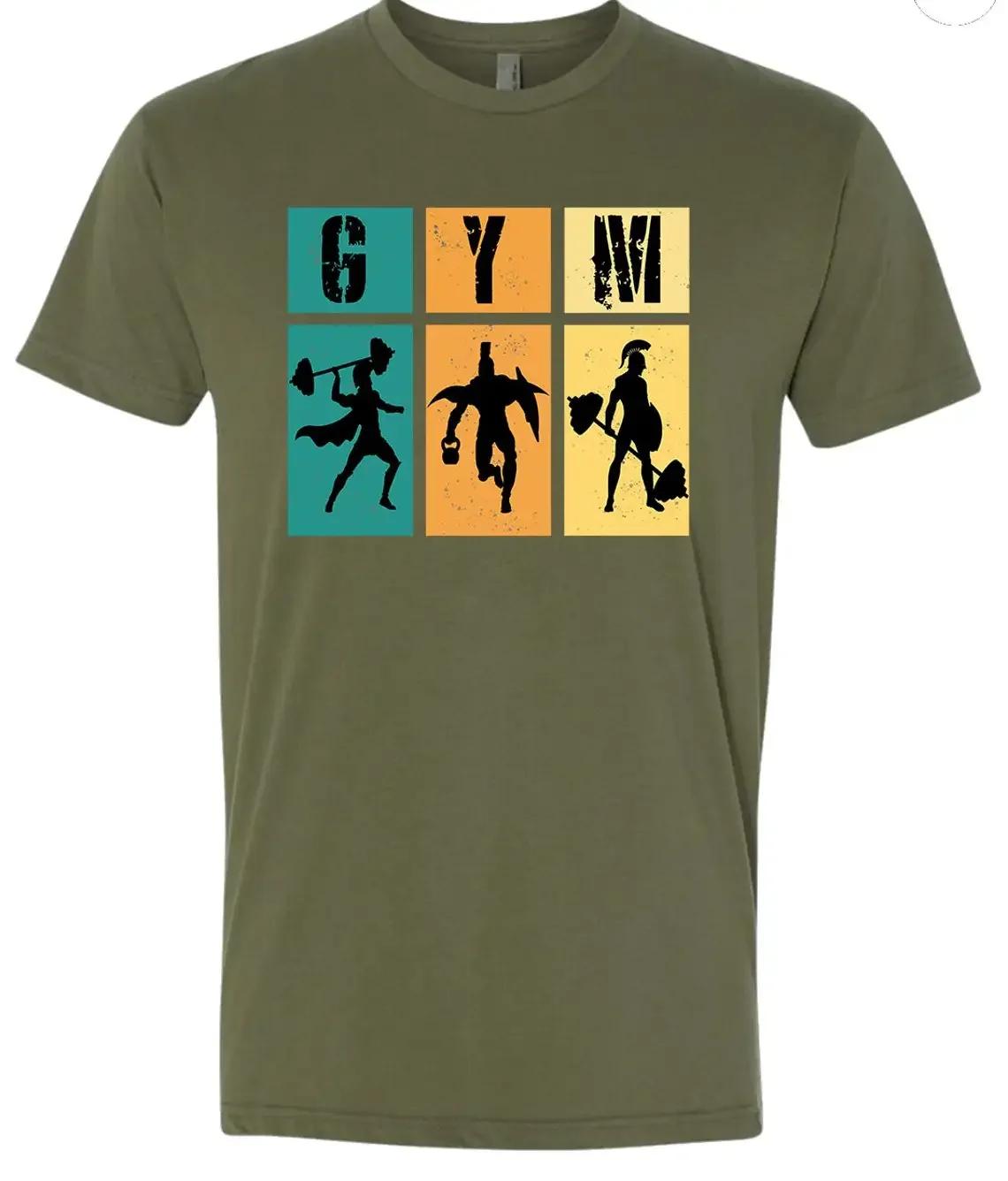 

Funny Spartan Warrior Gym Icon Fitness Training TShirt 100 Cotton ONeck Summer Short Sleeve Casual Mens Tshirt Size S3XL 4XL