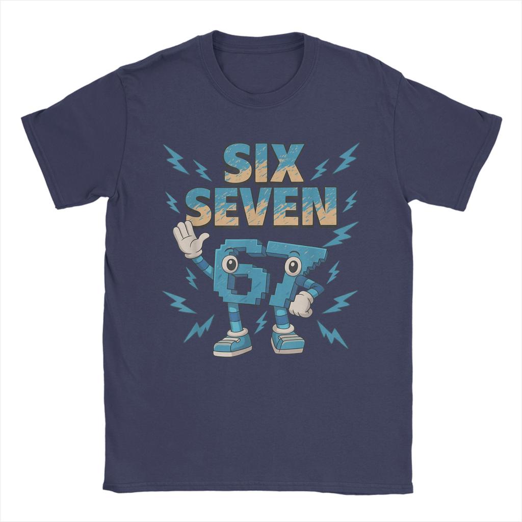 Men Women's T-Shirt Meme 67 Six Seven Italian Brainrot Funny T-Shirts Harajuku Summer Tees Tops Plus Size 6XL