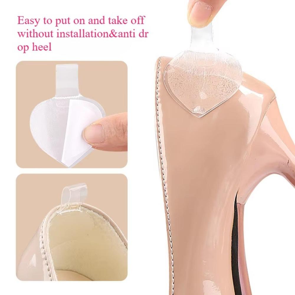 1 par justerbara skosnören för kvinnor, anti-loss, anti-fall, hälremmar, bälte, högklackade skor, band