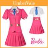 Delicate Pleated Skirt Cosplay Outfit Barbie Movie Cosplay Costume