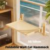 Hanging Wall Cat Hammock Foldable Climbing Frame Durable Window Bed  Kitten Nest