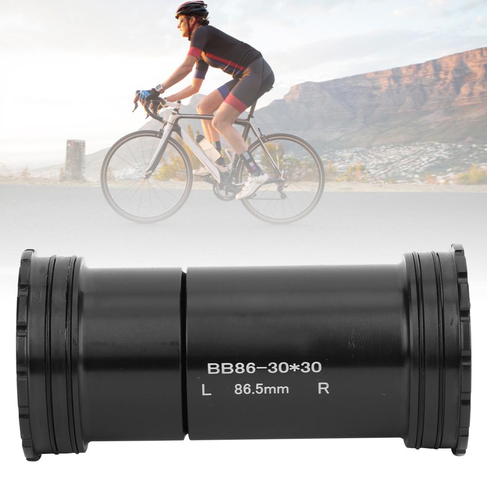   Alloy Bike BB86 Integrated Thread Screw In Locking 4 Bearings Bottom Bracket   Accessory(Black )