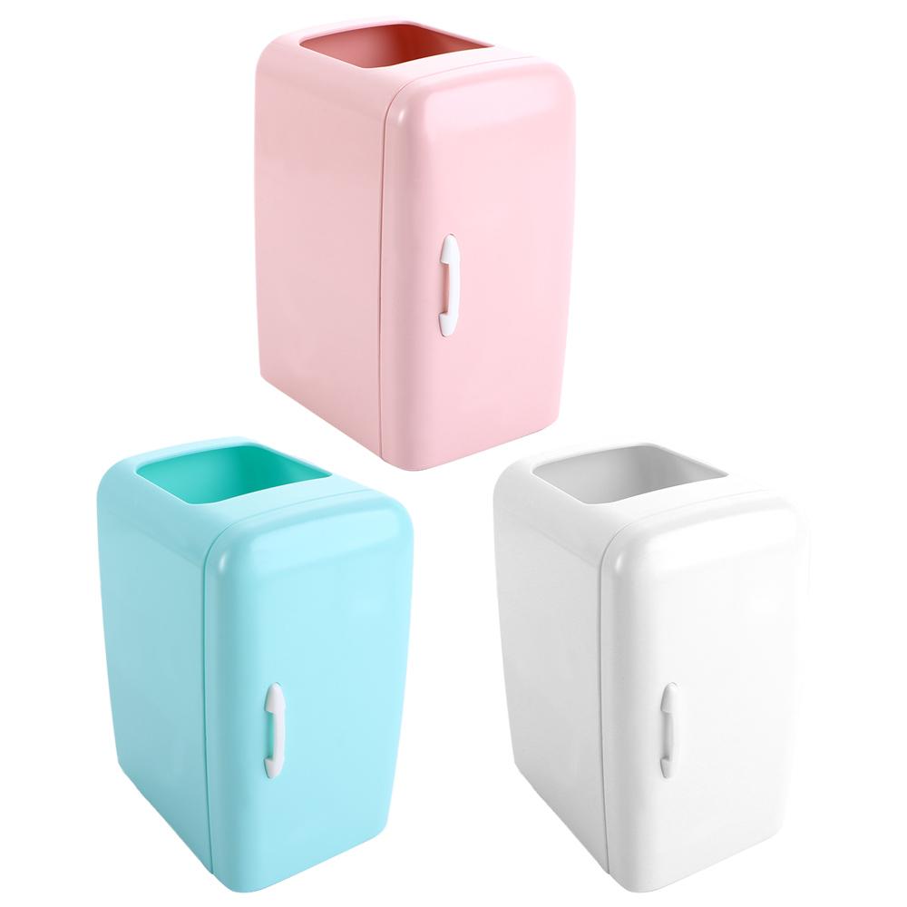 

Коробка для зберігання Kawaii Підставка для зберігання ручок Настільний органайзер Холодильник Тримач для ручок Пенал рожевий