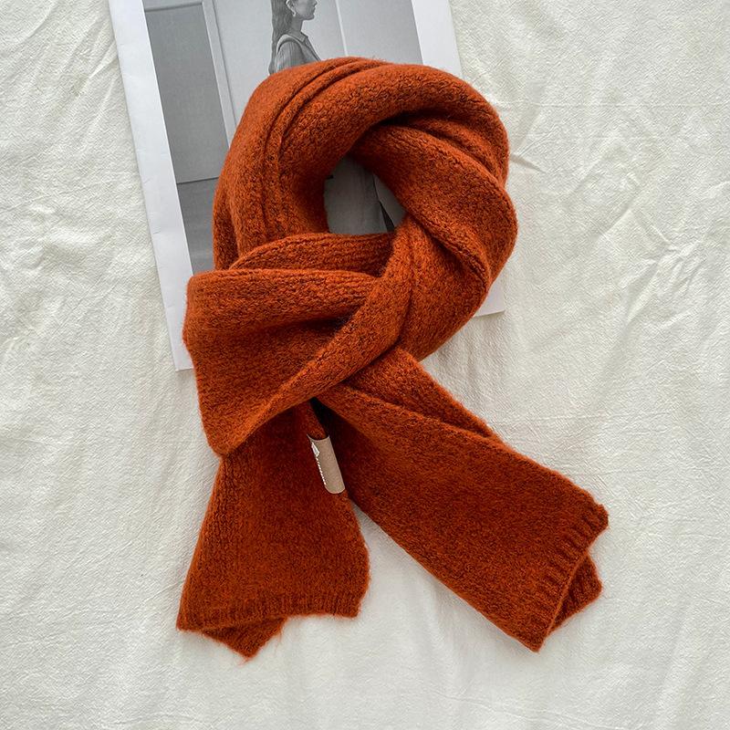 Women's Soft Scarf Men's and Women's Warm Scarf Japanese and Korean Sweet Scarf