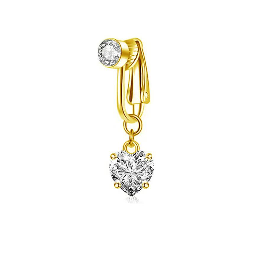 Stylish No-Clip Navel Ring and Stud Collection
