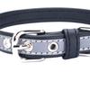 Puppy Necklace Reflective Engravable Zinc Alloy Adjustable Dog Neckwear for Daily Life