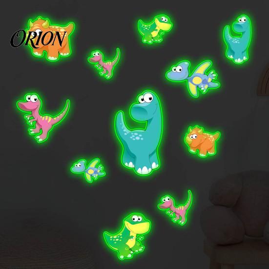 Indoor And Outdoor Wall Decorations Luminous Cartoon Dinosaur Sticker, Self-Adhesive Decorative Durable Decals for Glass Doors Waterproof PVC