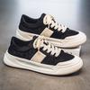 2025 Summer New Fashion Board Shoes Personalized Soft Sole Comfortable Korean Version Trend Casual Shoes Campus Students Canvas Shoes