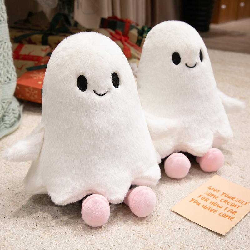 Halloween Little Ghost Plush Toy Cute Cartoon Stuffed Doll Home Decoration For Kid Festival Gifts Creative Plushies Toys