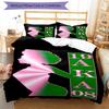 3pcs AKA Bedding Set Duvet Cover Closure Includes 1 Duvet Cover & 2 Pillowcases, Soft and Comfortable for All Seasons.