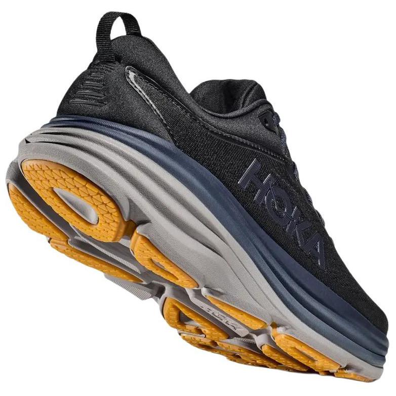 HOKA Bondi 8 Black Iron Ore Men Sneakers 1123202-BCKRN