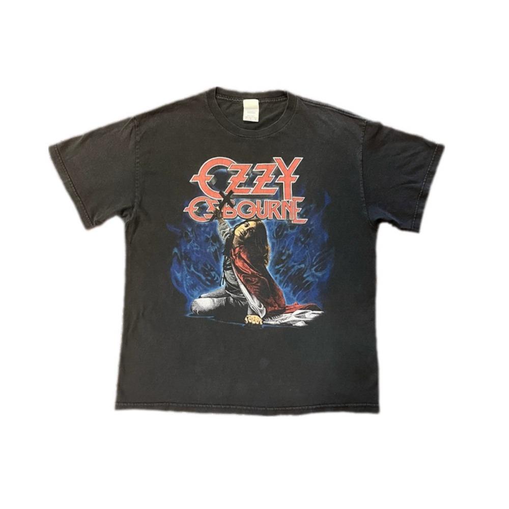 Mote Streetwear Vintage T-skjorter Grafikk Trykt Casual Løs Oversize Bomullsklær Topper T-skjorte For Menn Unisex