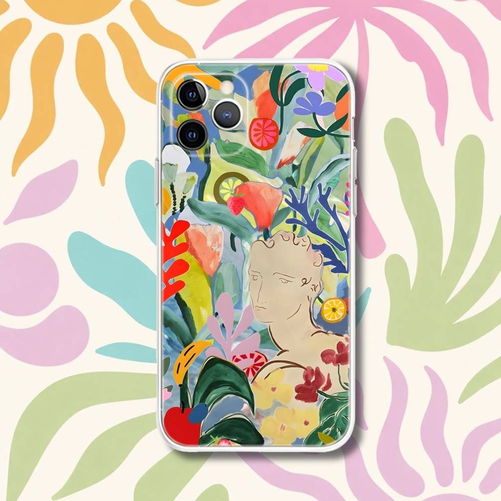 H-Henri Matisse Paintings Art Phone Case For iPhone 17,16,15,11,12,14,13 Pro Max Plus Mini X,XS,XR,7,16E Air Transparent Fundas