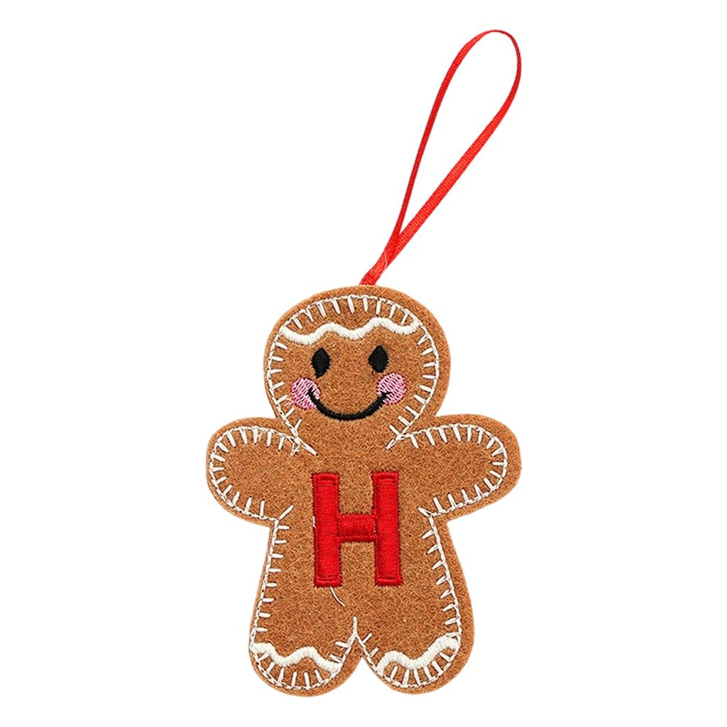 Christmas Gingerbreads Man Decorative Pendant Christmas Tree Pendant Christmas Letter Biscuits Man