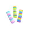 1pcs Cute Rainbow Cat Plush Toy Creative Catnip Toys Cat Pillow with Ringing Paper Teeth-resistant Pet Toy Supplies