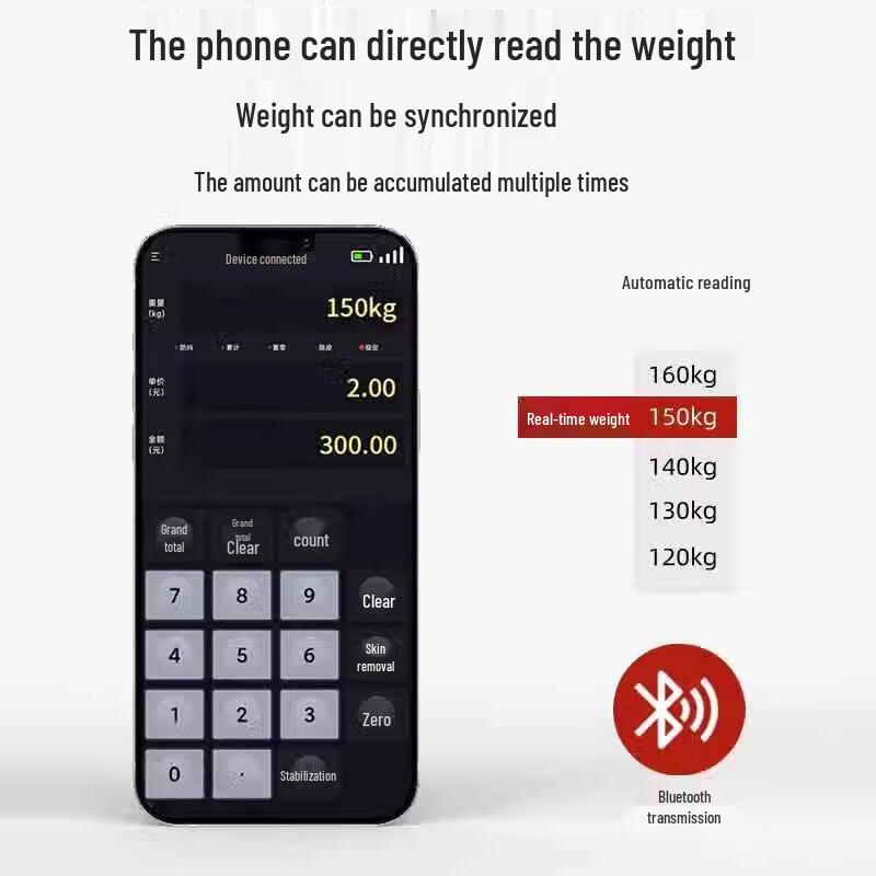 Xiangshan Portable Wireless Commercial Platform Scale (CN Version)