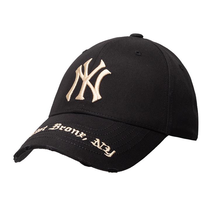 Бейсболки MLB из полиэстера и хлопка, унисекс, черные, модные, 3ACPKP02N-50BKS F чёрный