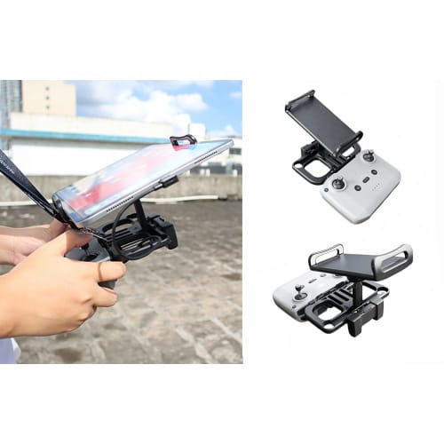 SHEAWA Tablet Holder + Neck Strap for DJI Air 3S/FLIP/Mini4 Pro/NEO Transmitter RC-N3/N2/N1, Smartphone Holder, and Neck Strap Compatible with Air 3/M