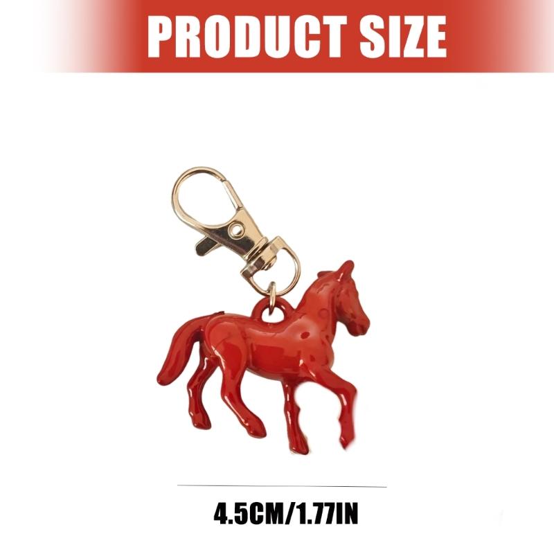 Artistic Horse Figure Key Holder Multifunctional Acrylic Charm Animal Inspired Decoration For Everyday Carry