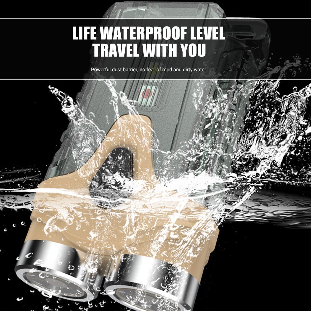 Mini Portable EDC Flashlight Keychain USB-C Rechargeable Magnetic Work Light Outdoor Camping Emergency Torch Work Light