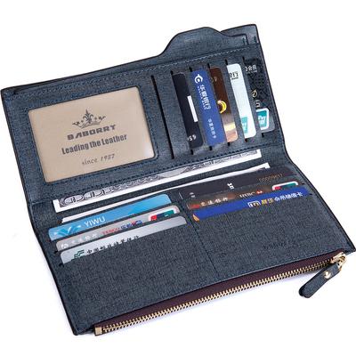 Portafogli moda da uomo con porta libretto degli assegni Portamonete piccolo Nuovo design Dollar Slim