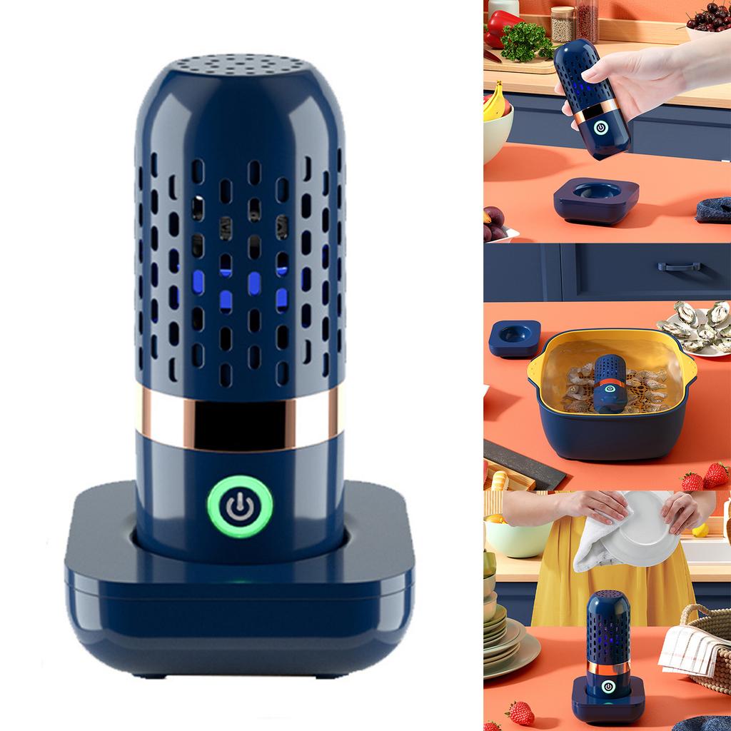 Cordless Working Vegetable Cleaning Machine Kitchen for Removing Pesticide Residues Portable Capsule Washing Machine