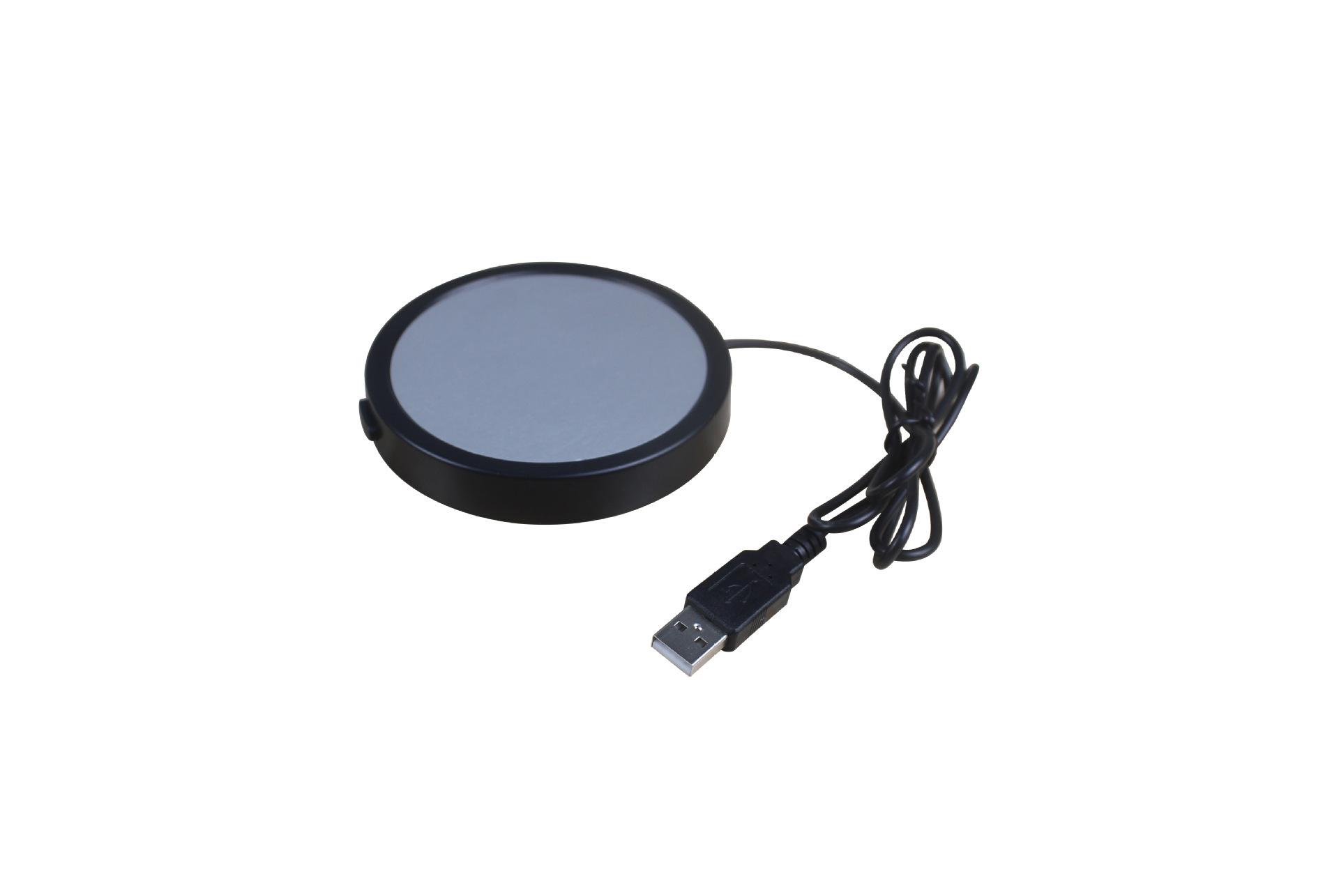 

USB Heated Coaster for Coffee, Tea, or Milk - Home & Office Gift with Customizable LOGO Option чёрный