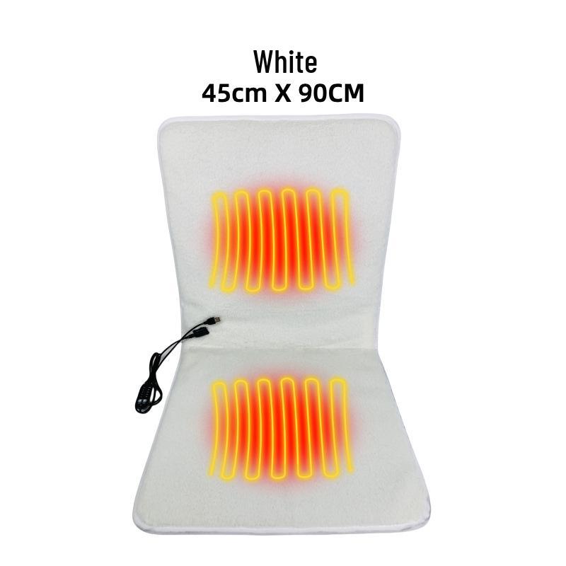 USB Heated Seat Cushion - Electric Winter Heating Pad for Office, Car, and Outdoor Chairs