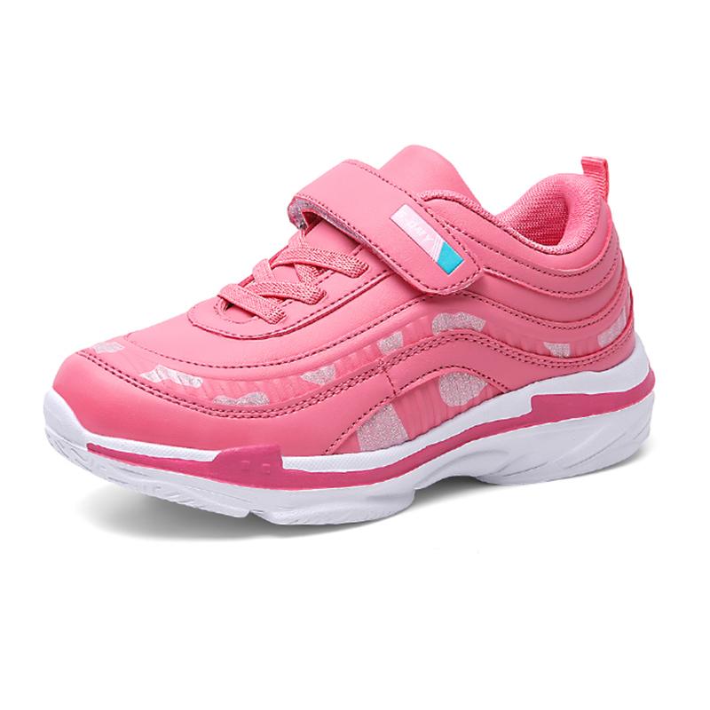 

Детские повседневные кроссовки для девочек, всесезонные кожаные спортивные кроссовки, нескользящие детские школьные туфли на плоской подошве, кроссовки для тенниса и отдыха на открытом воздухе 36