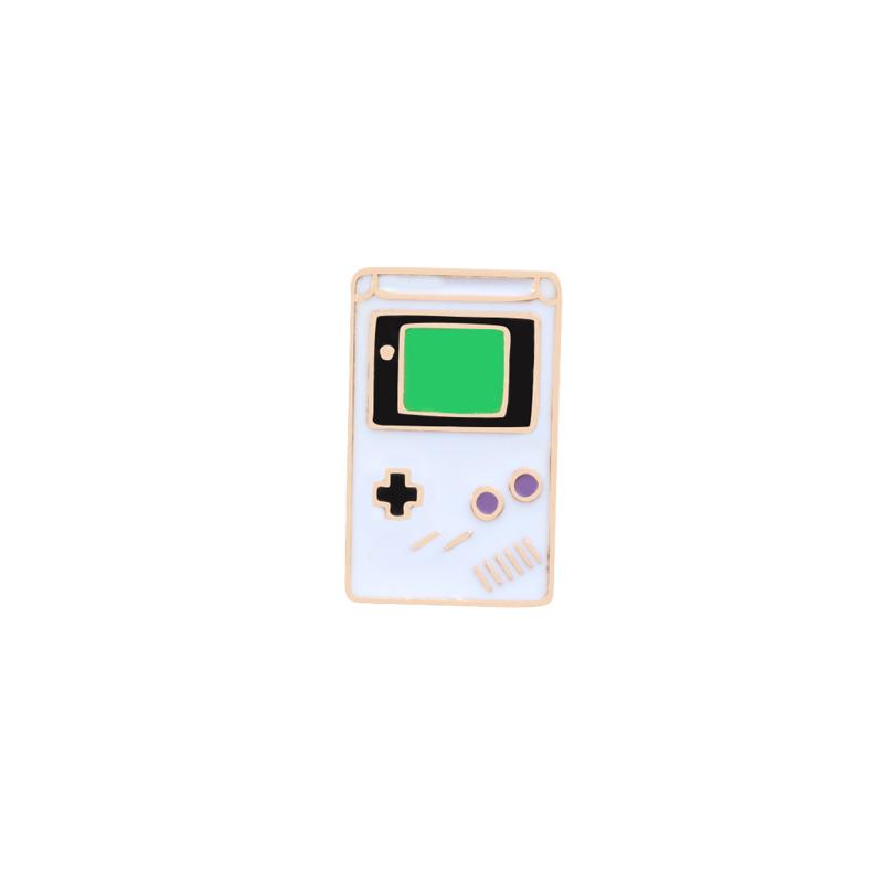 9 Style Brooch Vintage Game Machine Envelope Phonograph Square Enamel Pin And Brooches For Women Badge Jackets Men Accessories