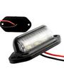 6 LED Car License Plate Light Bright Tag Lamp for Truck SUV RV Trailer Van 12V White Exterior License Plate Light Automotive Car