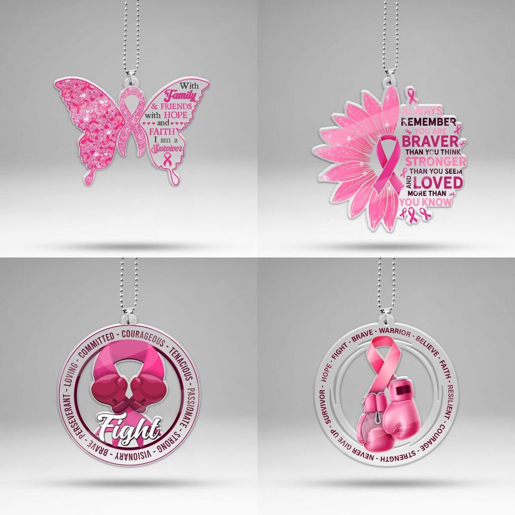 Acrylic Pink Fashionable Flat Car Pendant Accessory For Chic Aesthetics Interior