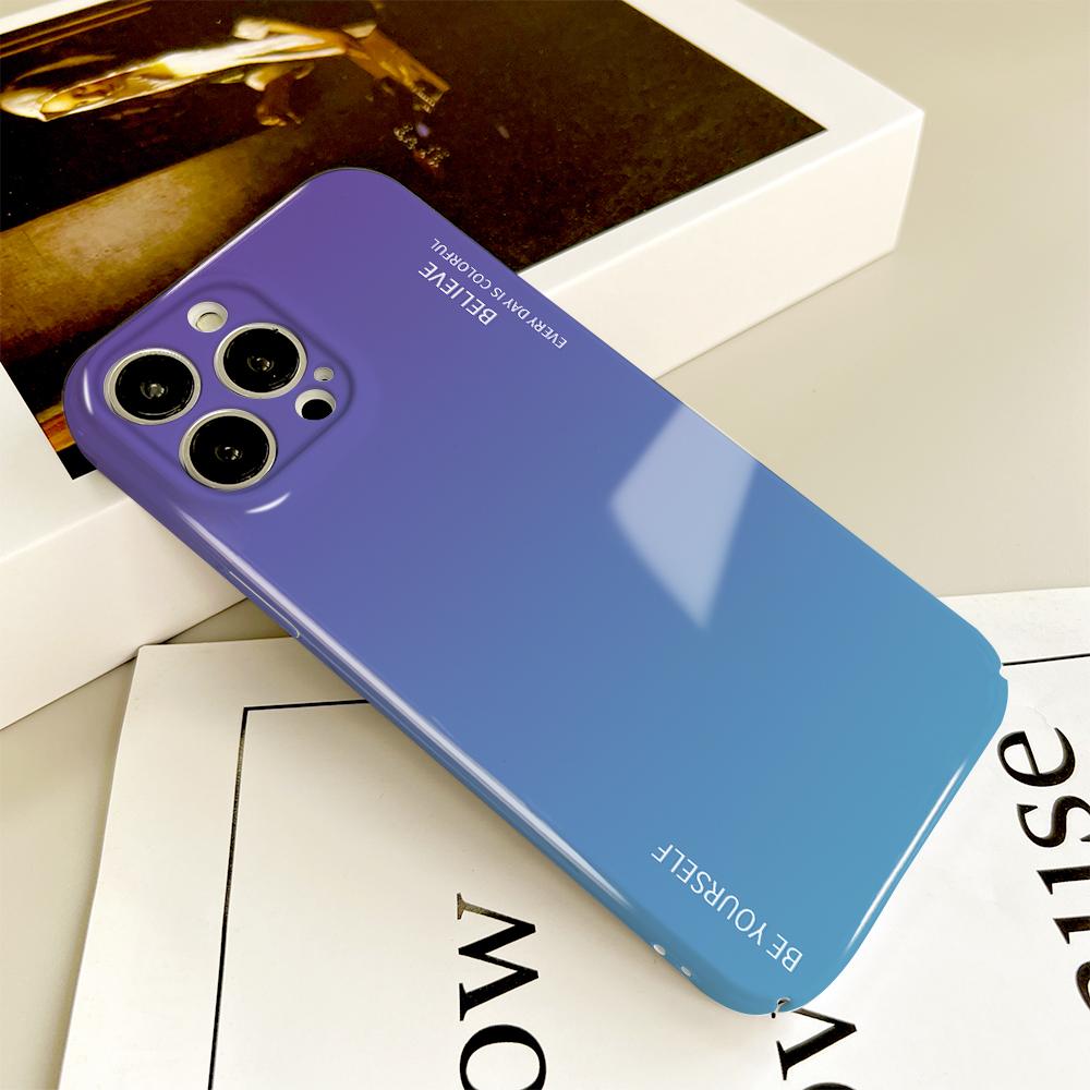 All-inclusive Film Phone Case Cartoon Pattern Design Hard Shell Full Cover Camera Shockproof Protection Case