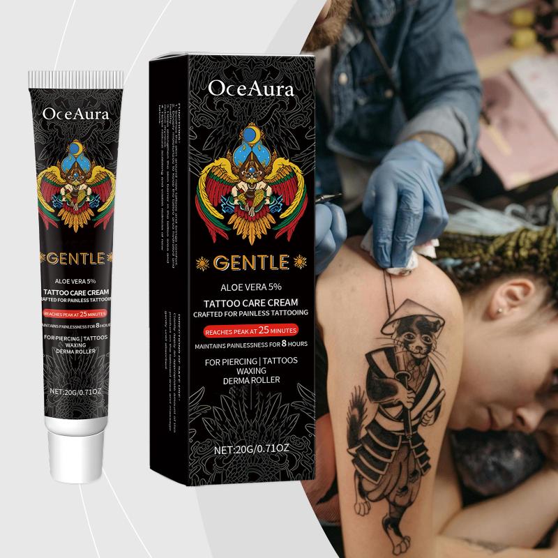 Oceaura Tattoo Care Cream Daily Gentle Cleansing Hydrating And Nourishing Body Lotion For Smooth Healthy Skin