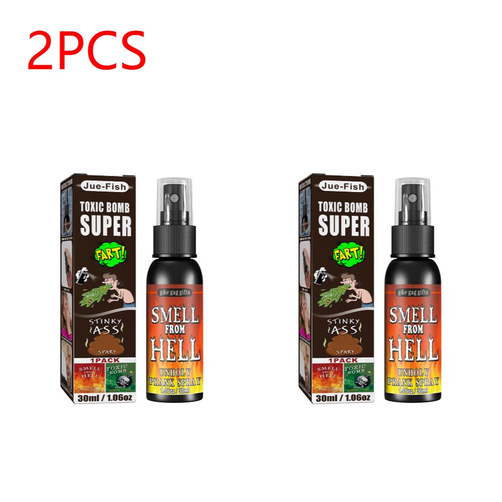 1-5X 30ml Smelly Fart Spray Can Stink Ass-Smelly Stinky Gas Crap Gag Prank Stuff Novelties Joke Halloween Party Supplies