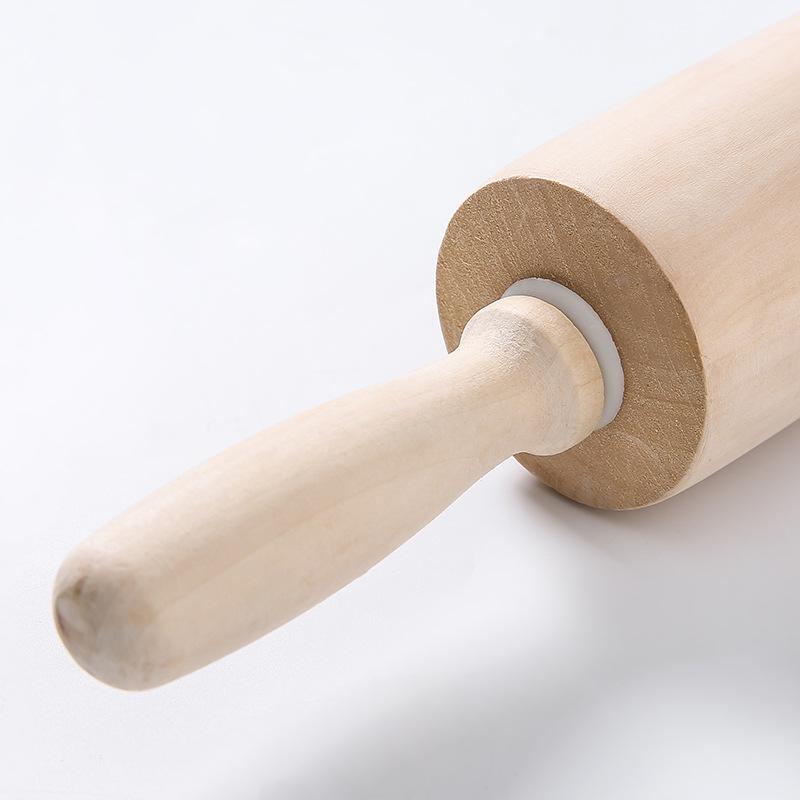 Solid Wood Baking Roller for Dumplings and Noodles