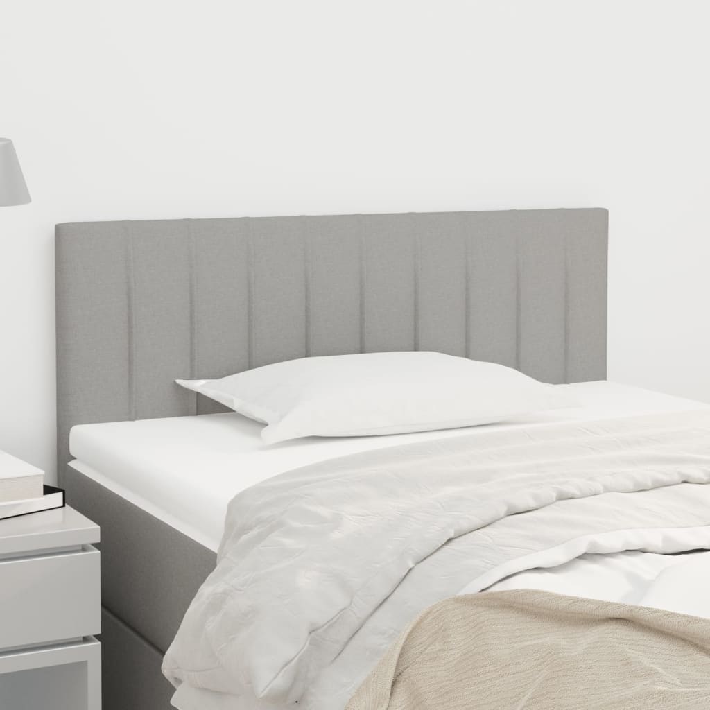 Vidaxl Bettkopfteil, Hellgrau, 90x5x78/88 Cm, Stoff