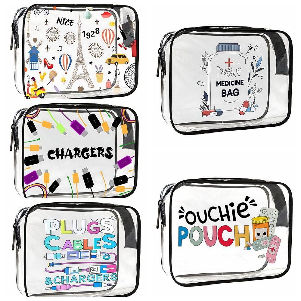 Large Capacity Travel Organizer Transparent Toiletry Pouch New Makeup Bag  for Women