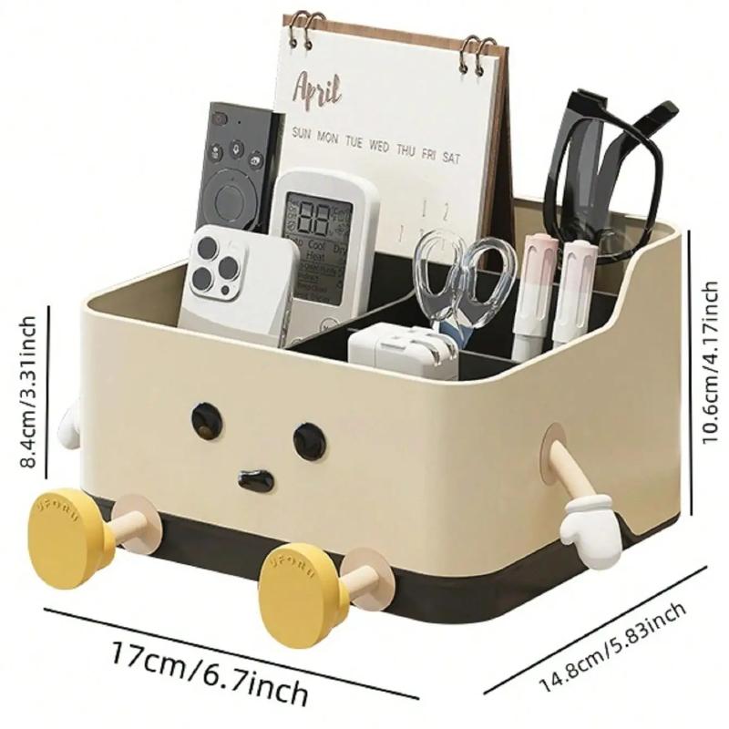 1pcMultifunctional Desktop Cosmetic Storage Box Suitable for Office and Dormitory Use As Well As for Organizing Stationery Items