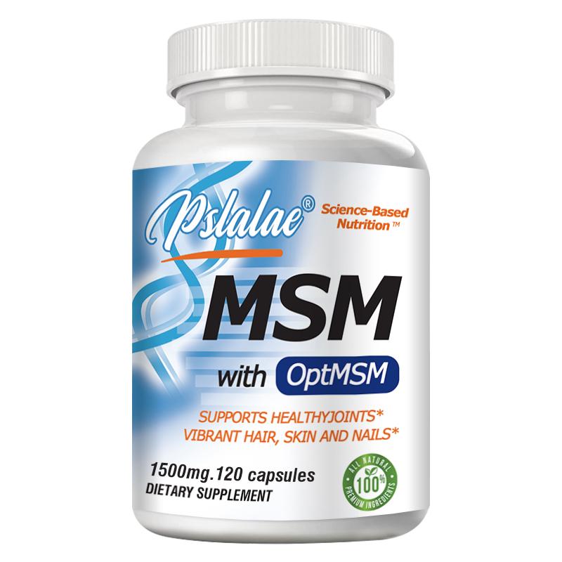 

Pslalae contains MSM supplements to support joint health, boost the immune system, has antioxidant properties, and is non-GMO. 120