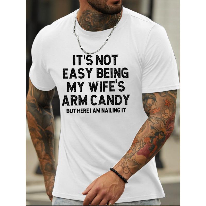 European sizes Summer Fashion Pattern Men's Casual Short Sleeve Crew Neck Graphic T-shirt with Stylish Letter Print for Sport and Casual Wear