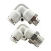 Dexia Pneumatic Right-Angle Elbow Air Tube Connector
