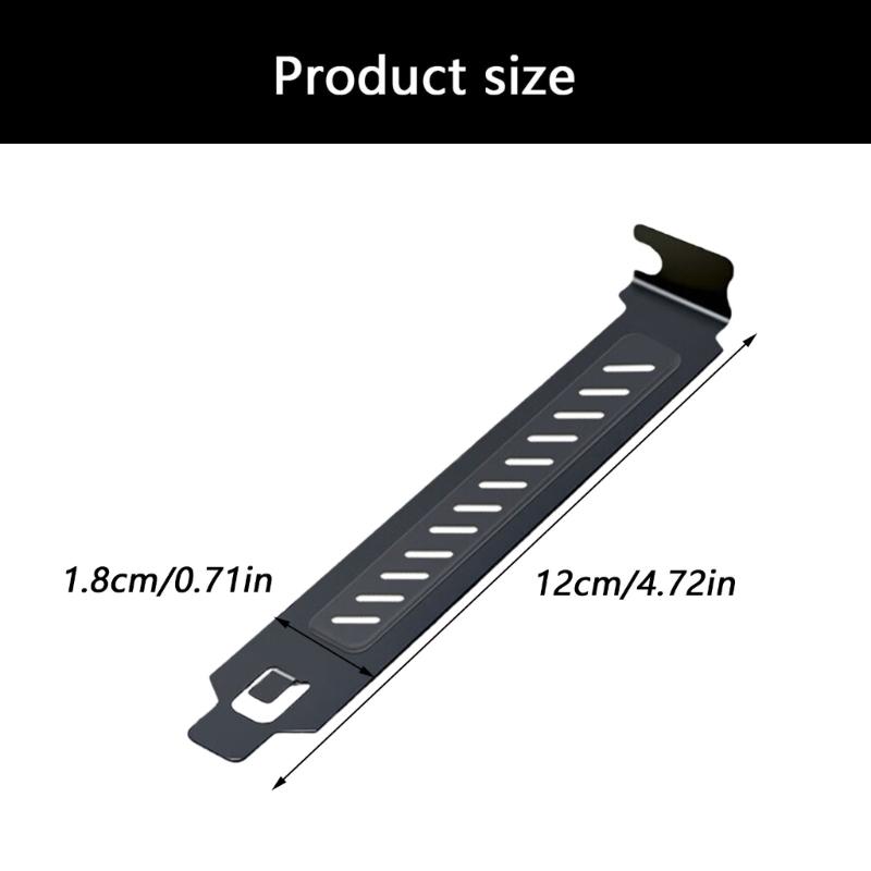 5 Stück 12 cm Metall-PCI-Steckplatzabdeckungen Staubschutzbleche für PC-Erweiterungssteckplätze Bieten lange Beständigkeit gegen Staub und Abnutzung