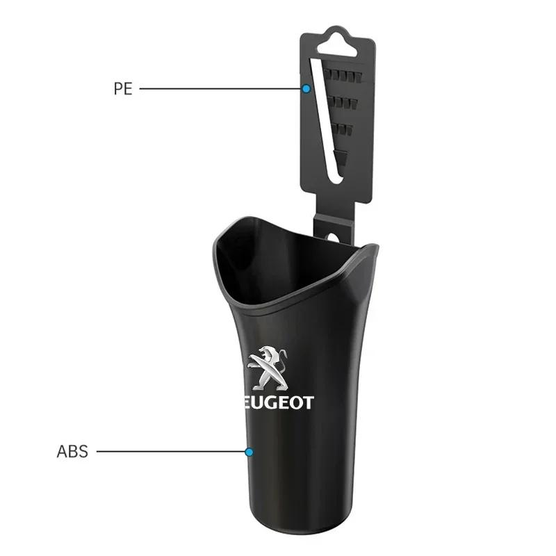 Styling auta Úložný box do auta Organizér na deštníky a odpadky Kbelík Pro Peugeot 206 308 307 208 207 3008 2008 508 407 301 406 408 607
